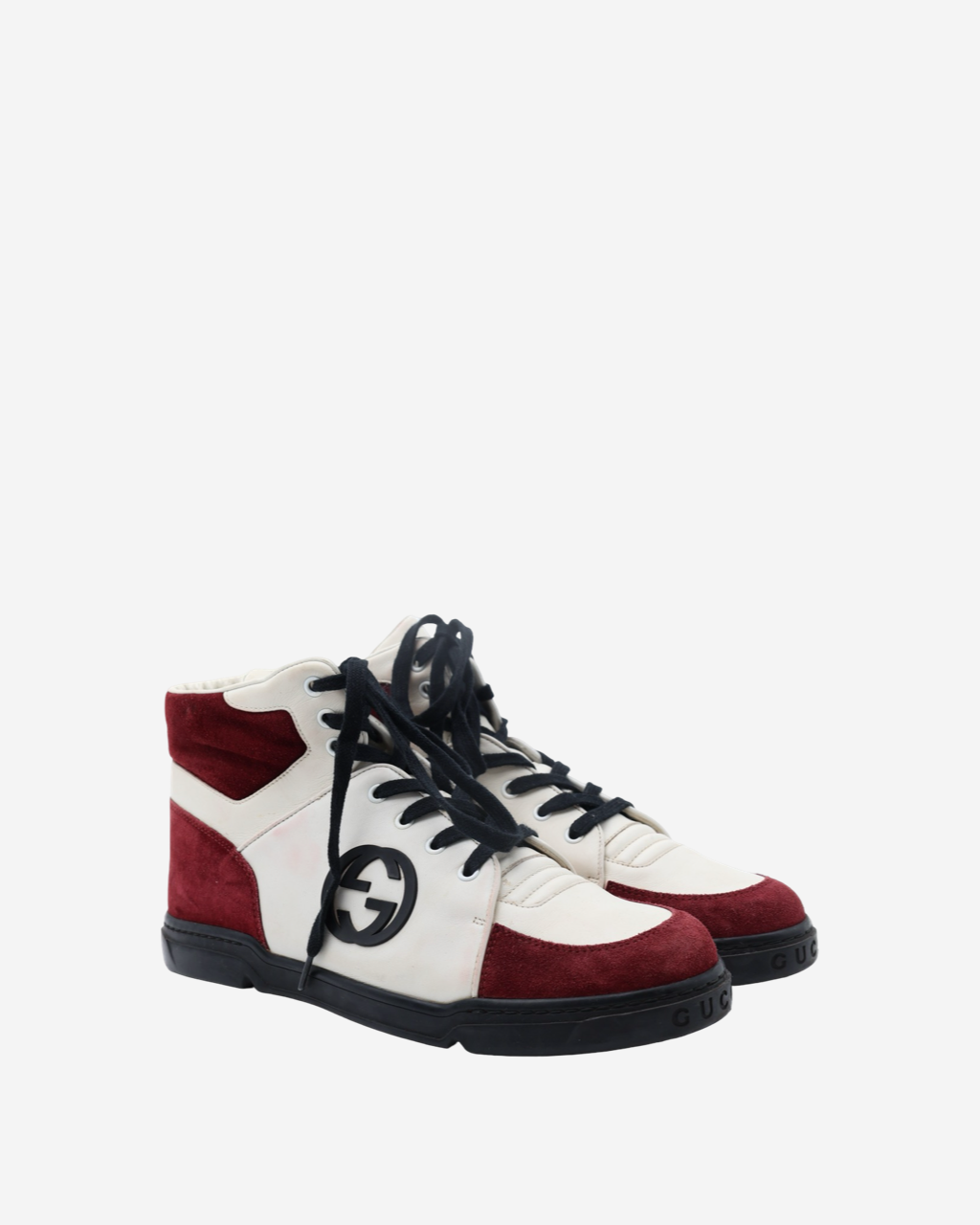 Gucci High Top Logo Sneakers 44