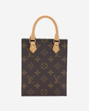 Bolso Louis Vuitton Petit Sac Plat Monogram