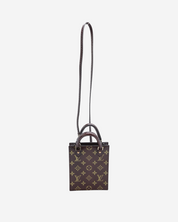 Bolso Louis Vuitton Petit Sac Plat Monogram Pitón