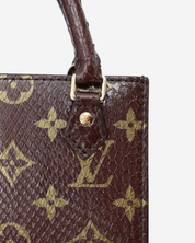 Bolso Louis Vuitton Petit Sac Plat Monogram Pitón