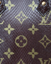 Bolso Louis Vuitton Petit Sac Plat Monogram Pitón
