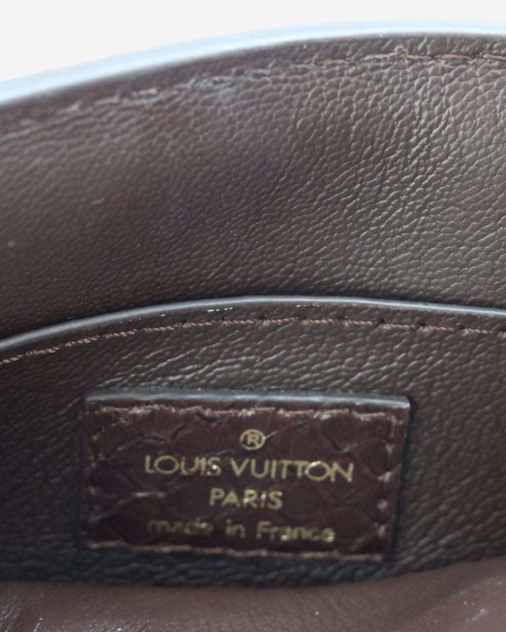 Bolso Louis Vuitton Petit Sac Plat Monogram Pitón