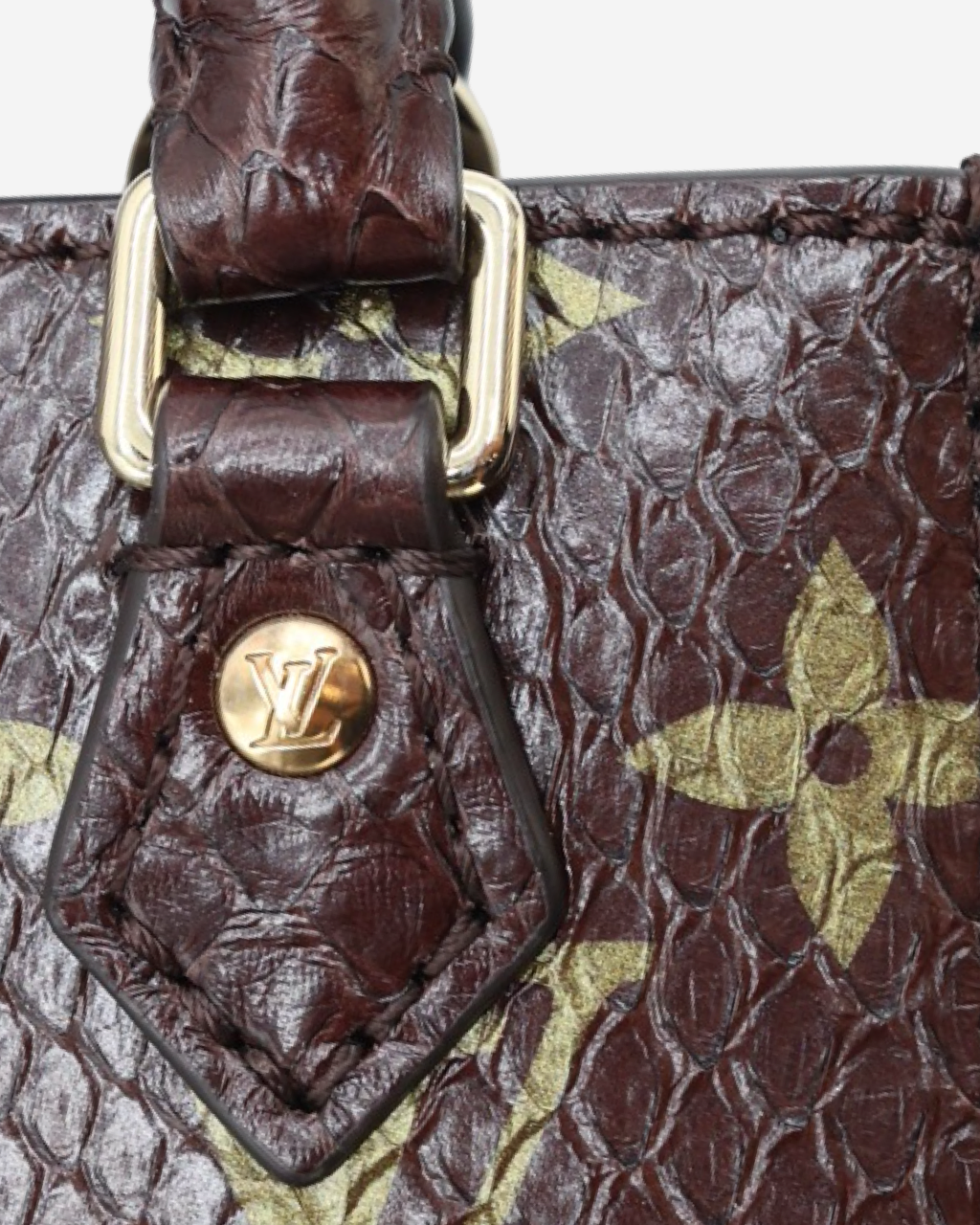 Bolso Louis Vuitton Petit Sac Plat Monogram Pitón