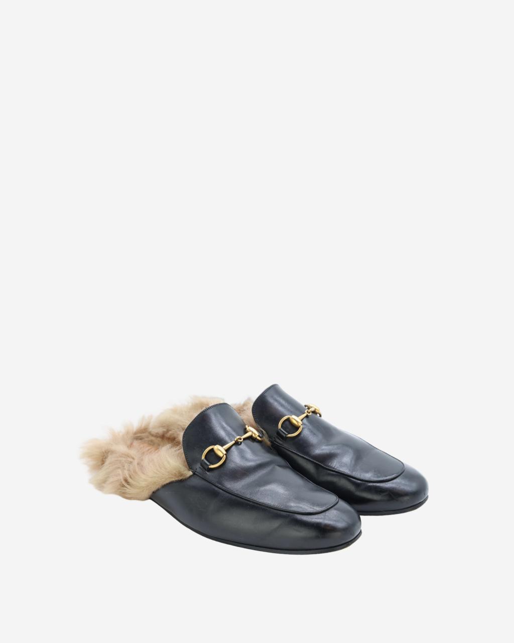 Mules Gucci Princetown Fur 46