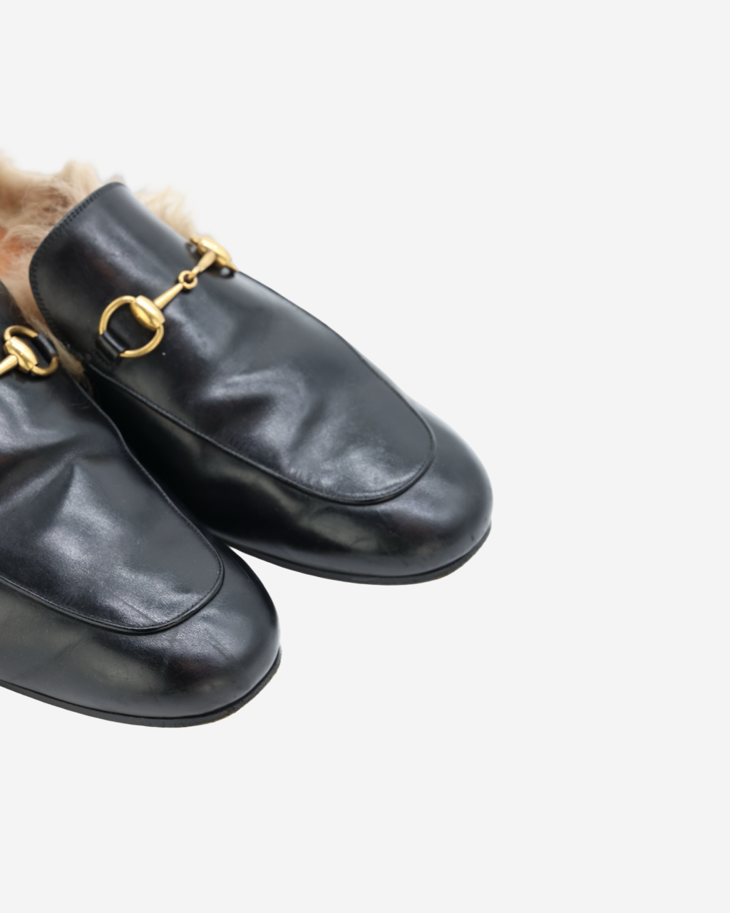 Mules Gucci Princetown Fur 46