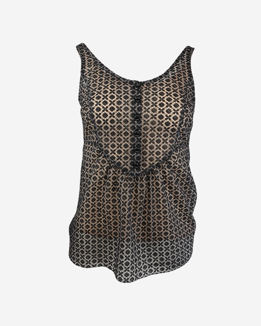 Blusa Chanel Flores 36 IT