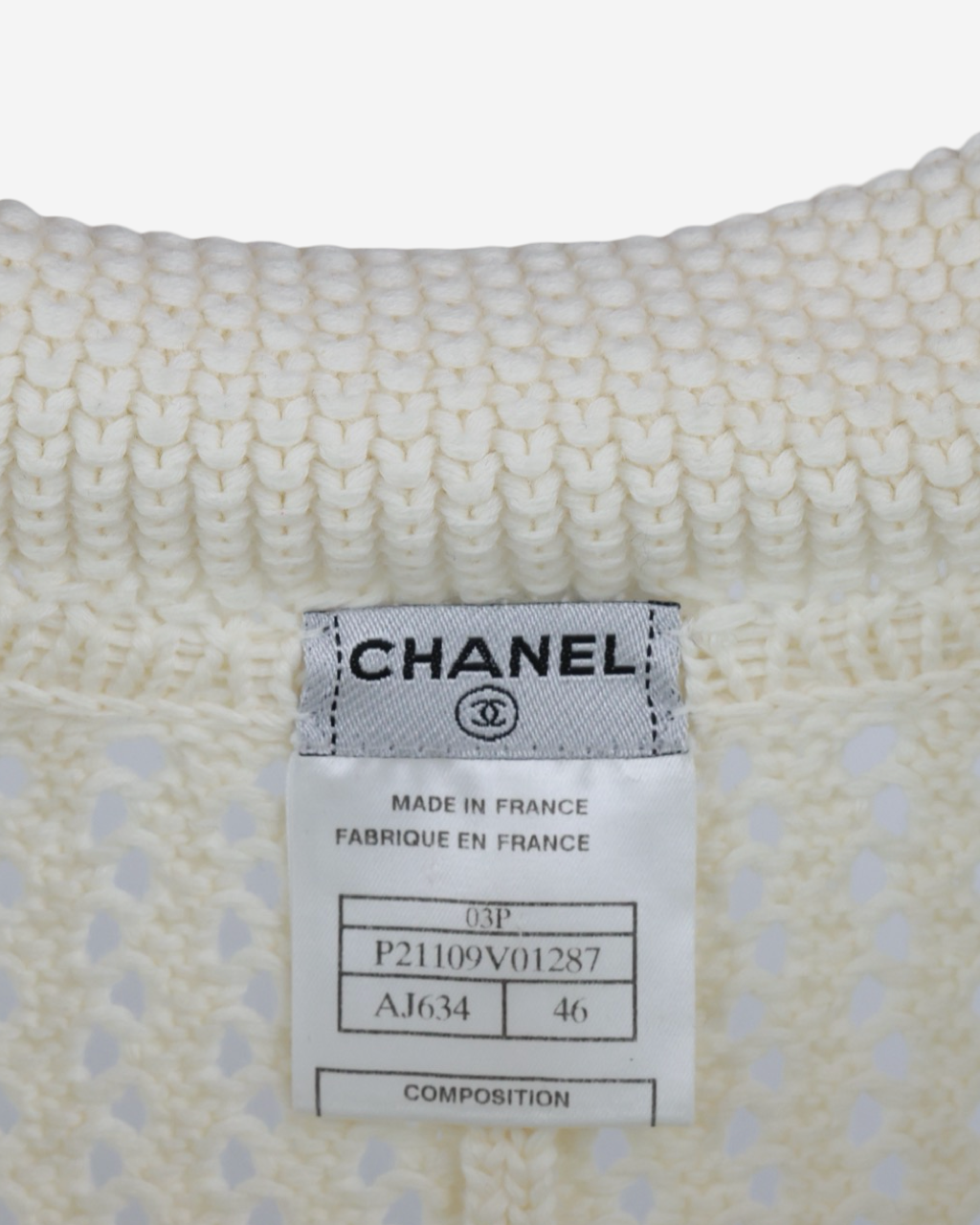 Suéter Chanel Tejido 46 FR
