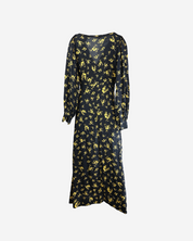 Vestido Ganni Flores 34 IT