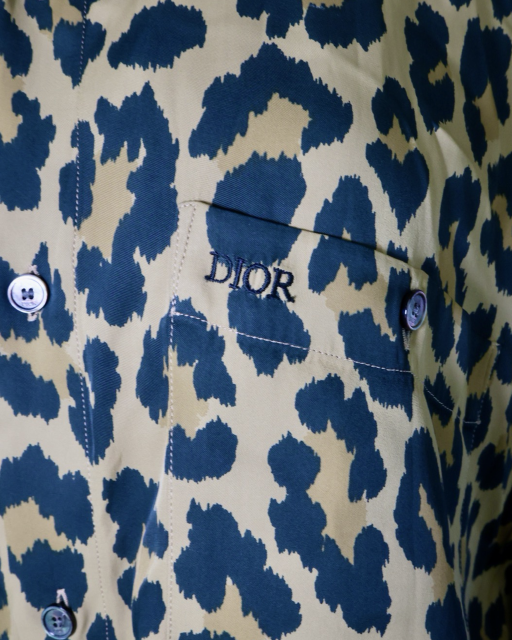 Camisa Dior Animal Print 42 IT