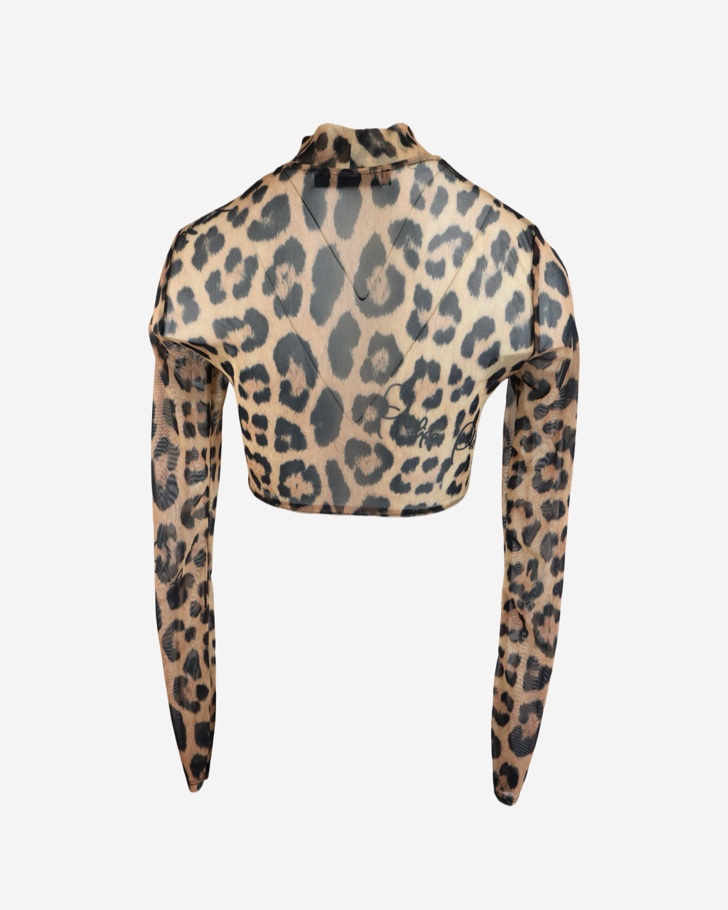 Top Phillipp Plein Animal Print Cropped XS