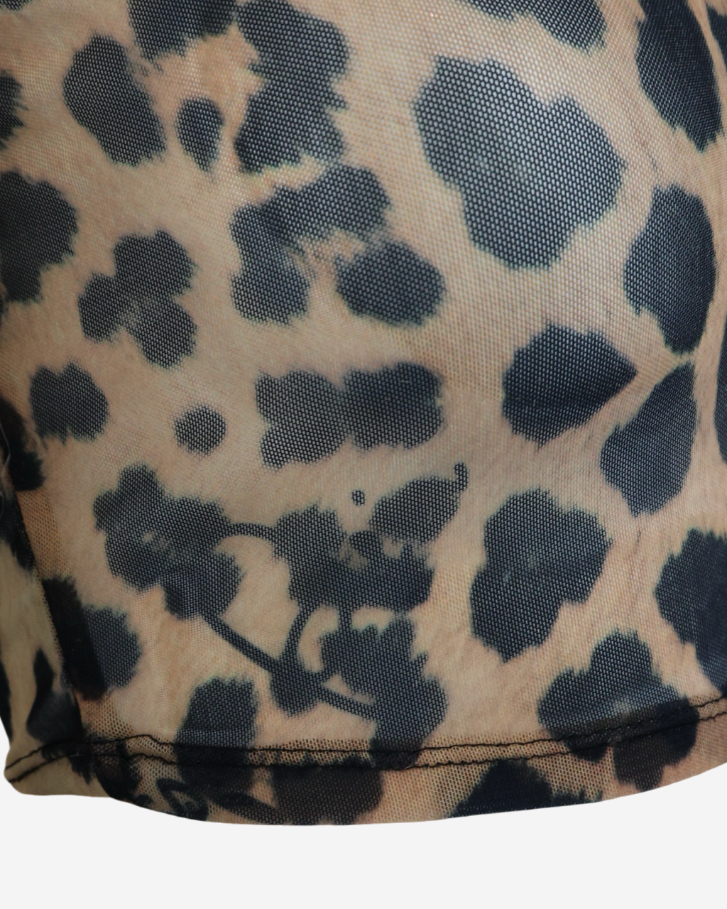 Top Phillipp Plein Animal Print Cropped XS