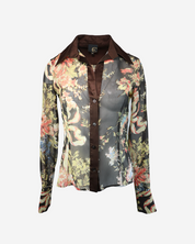 Just Cavalli Flowers Shirt 40 IT