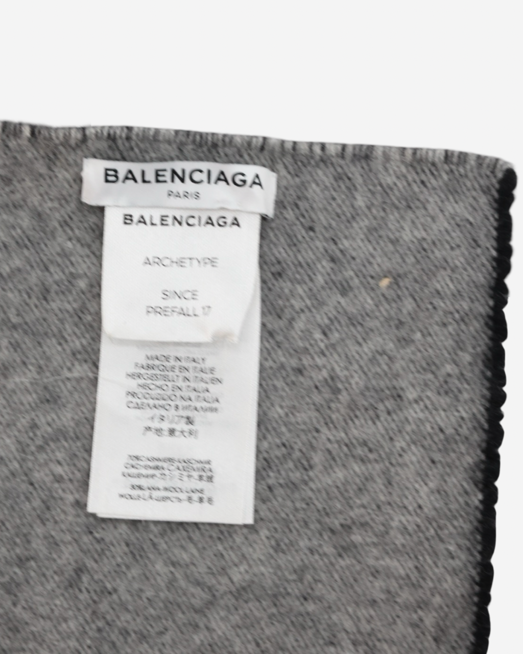 Bufanda Balenciaga Archetype 2017