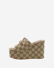 Sandalias Gucci GG Supreme Horsebit 37