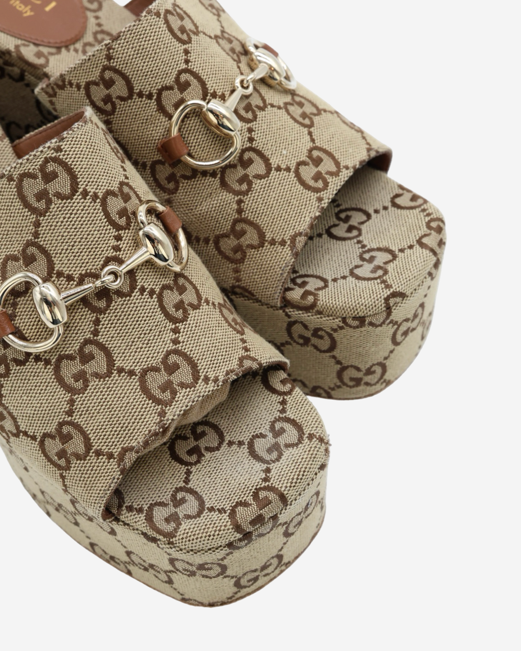 Sandalias Gucci GG Supreme Horsebit 37