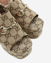Sandalias Gucci GG Supreme Horsebit 37
