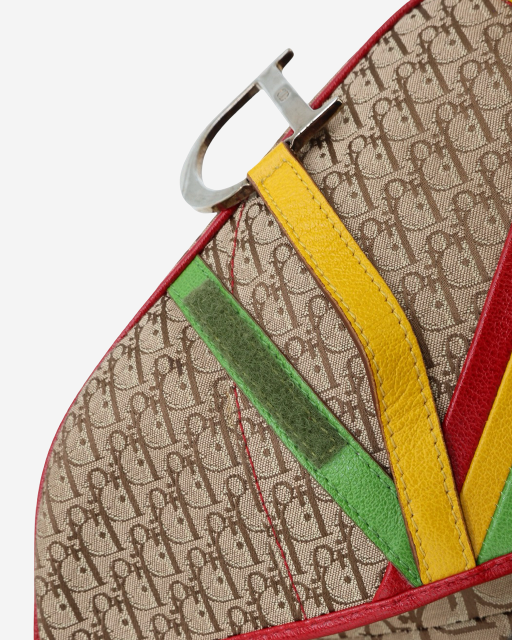 Bolso Dior Rasta Saddle 2004