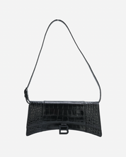 Balenciaga Hourglass Sling Croc Bag