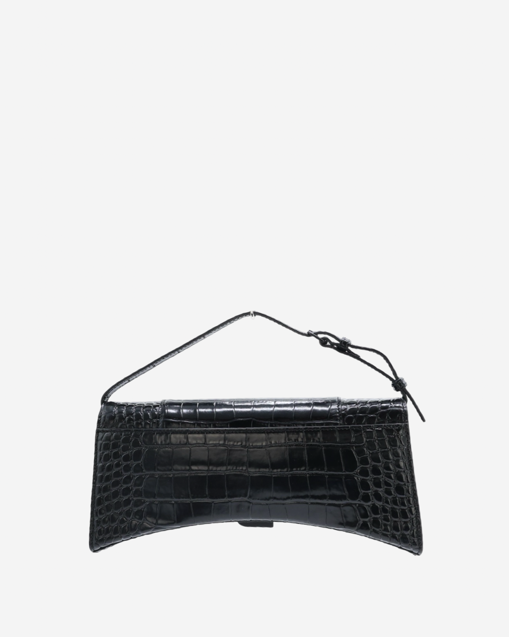 Balenciaga Hourglass Sling Croc Bag