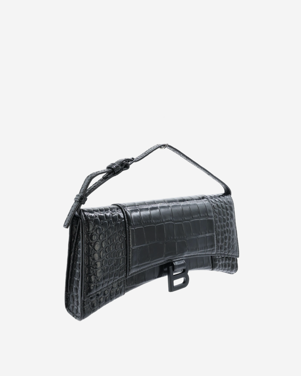 Balenciaga Hourglass Sling Croc Bag