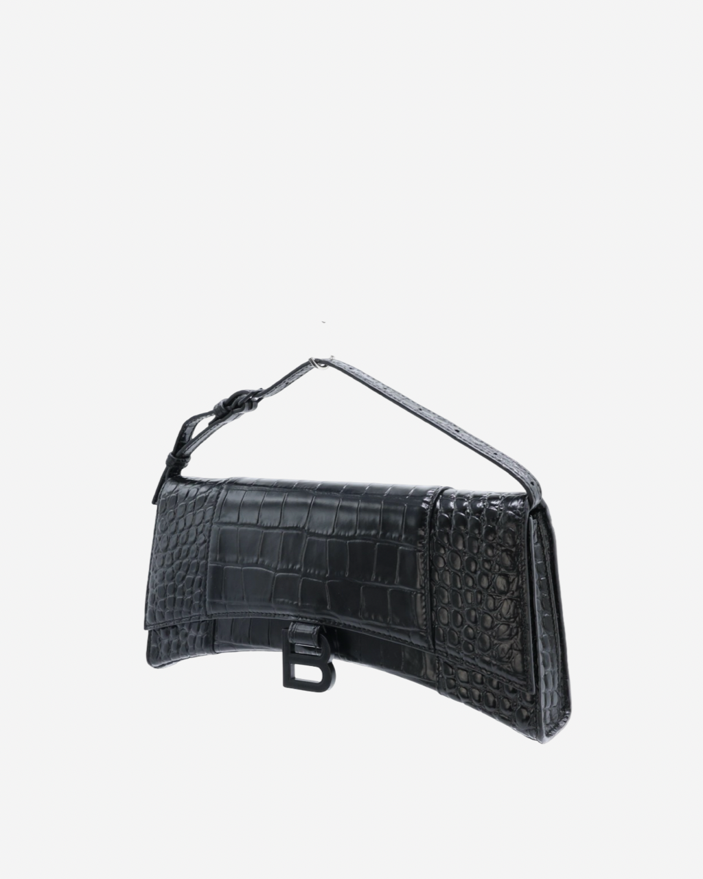 Balenciaga Hourglass Sling Croc Bag