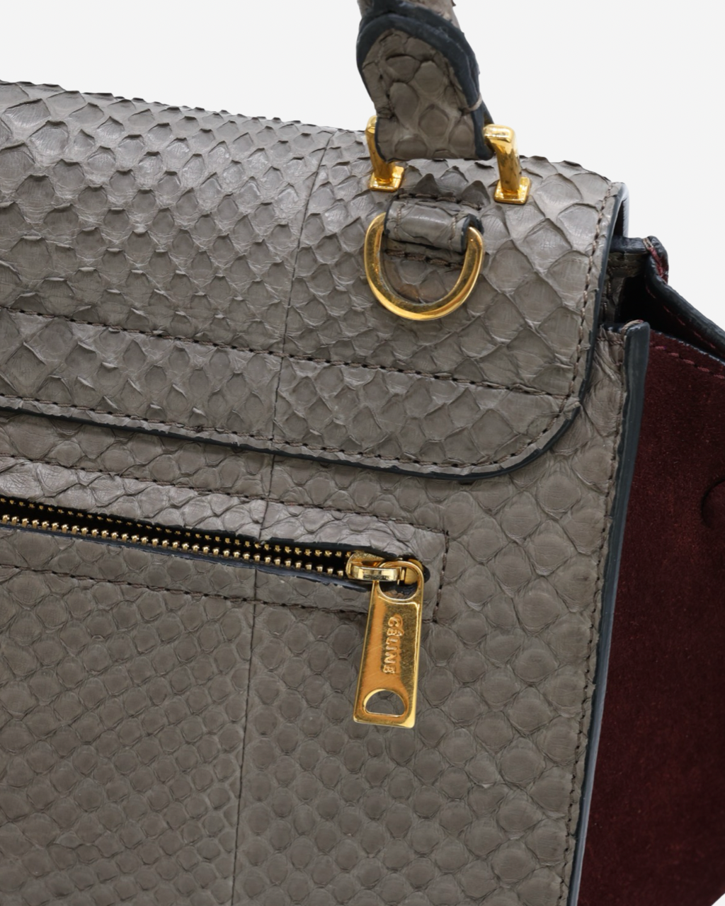 Bolso Celine Trapeze Pitón 2012