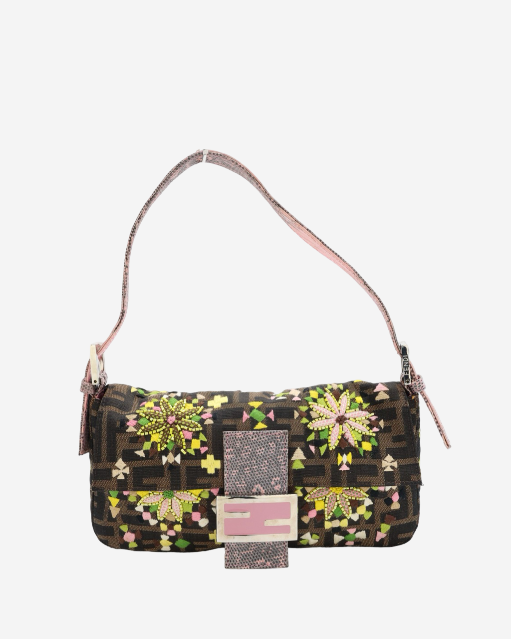 Fendi Baguette Zucca Bag