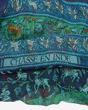 Pashmina Hermès Chasse en Inde