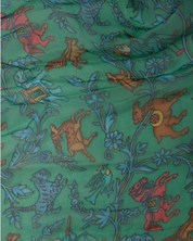 Pashmina Hermès Chasse en Inde