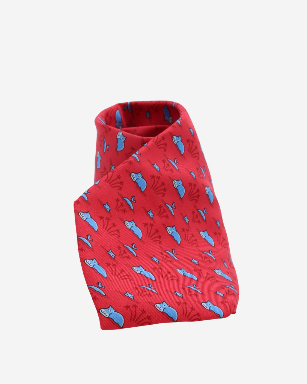 Corbata Hermès Hipopótamos