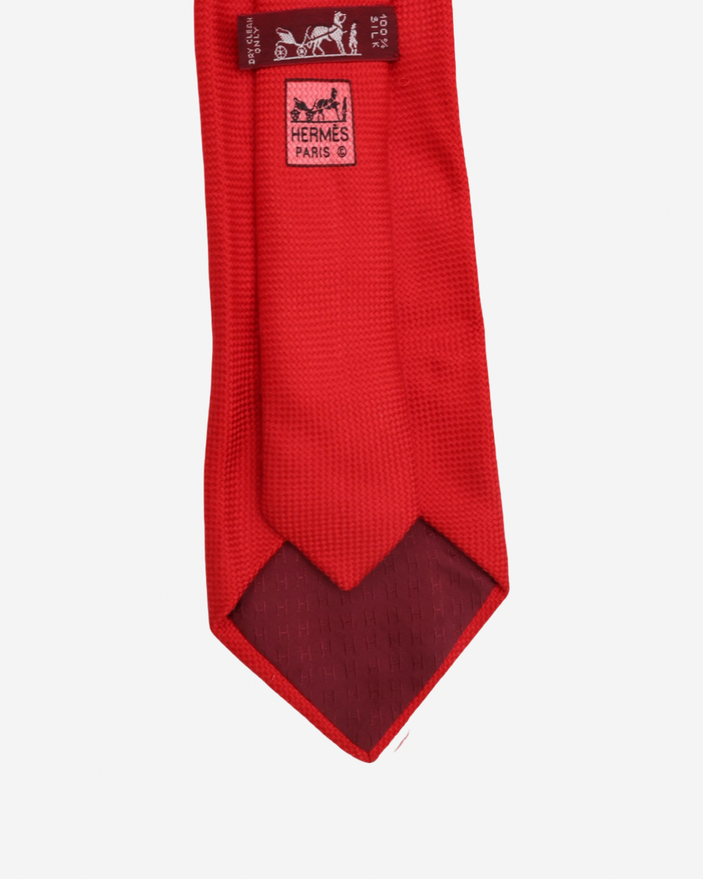 Corbata Hermès Lisa Patron Tejido