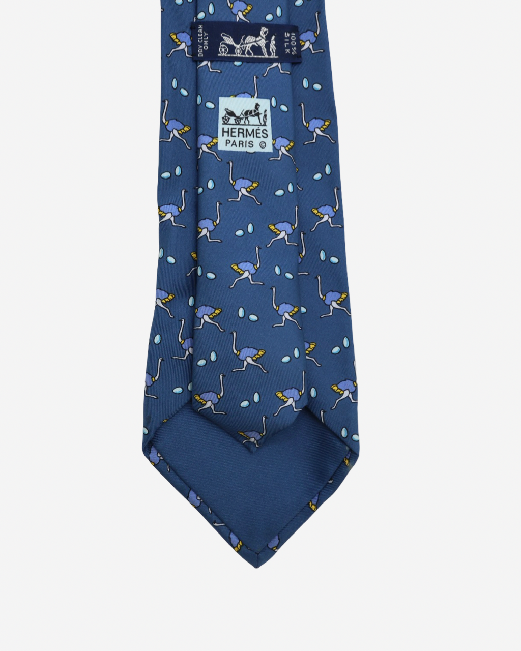 Corbata Hermès Avestruces