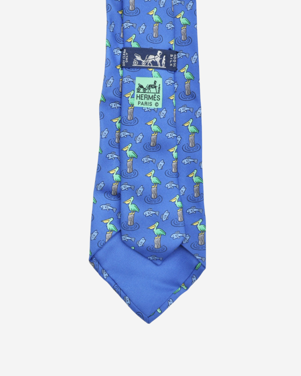Corbata Hermès Pelicanos