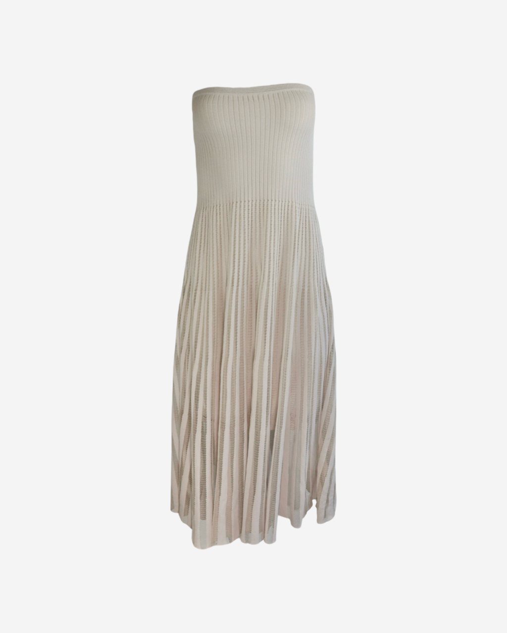 Vestido Fendi Tejido Strapless 36 IT