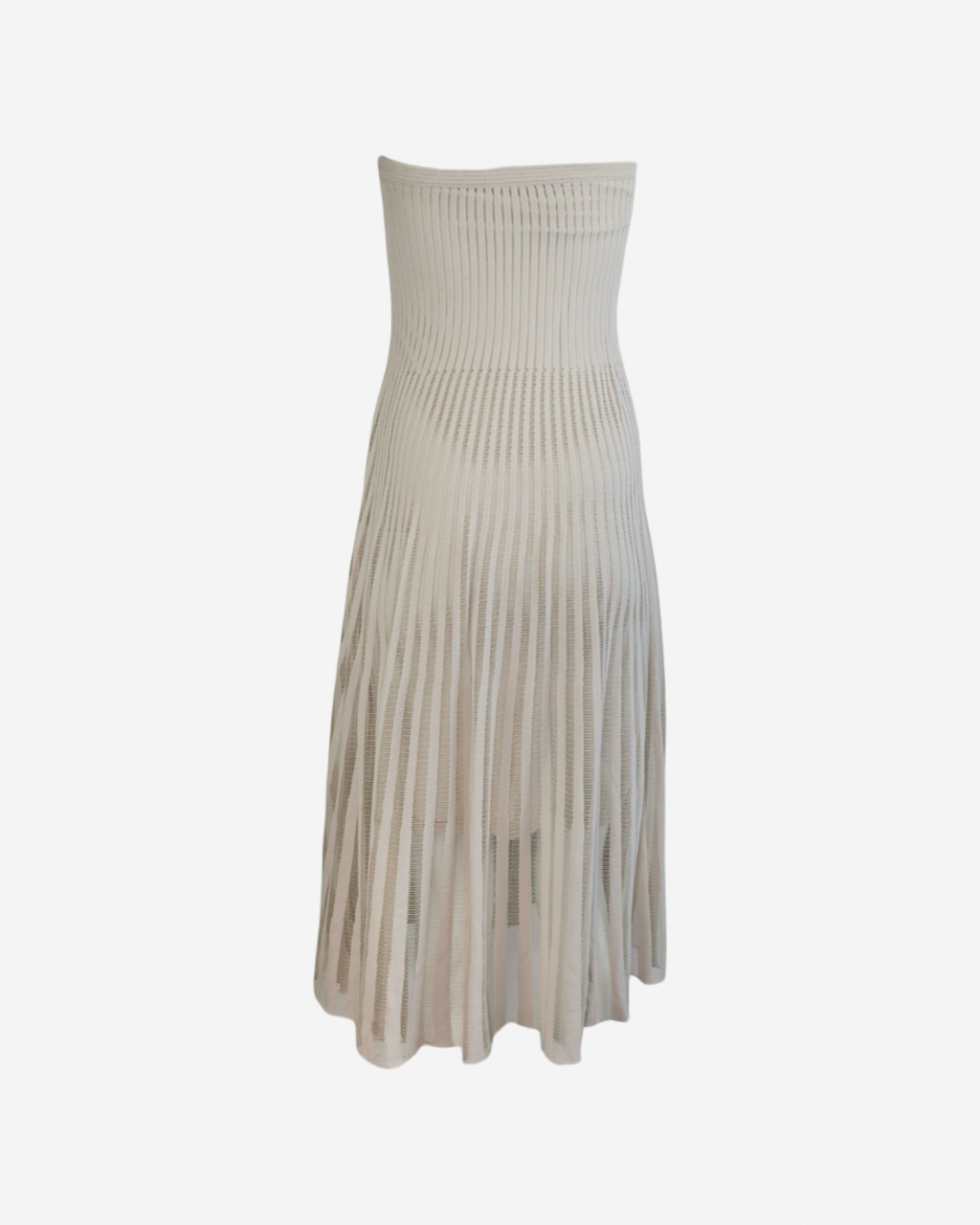 Vestido Fendi Tejido Strapless 36 IT