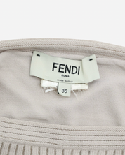 Vestido Fendi Tejido Strapless 36 IT
