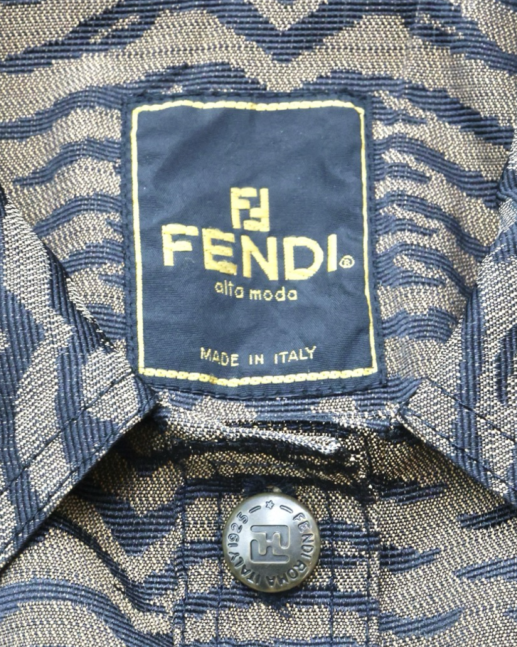 Fendi Animal Print Jacket M