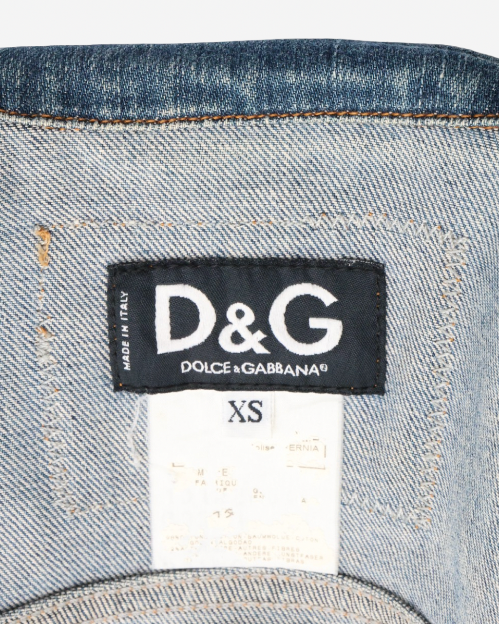 Chamarra Dolce & Gabbana Denim Vintage XS