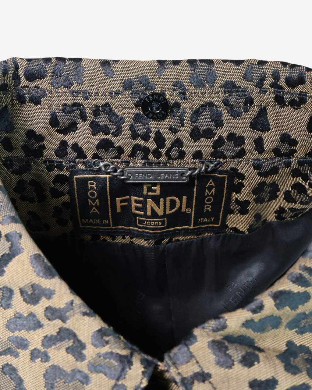 Chamarra Fendi Animal Print 42 IT