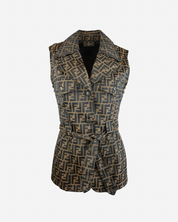 Fendi Zucca Vest 42 IT
