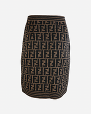 Falda Fendi Zucca 38 FR