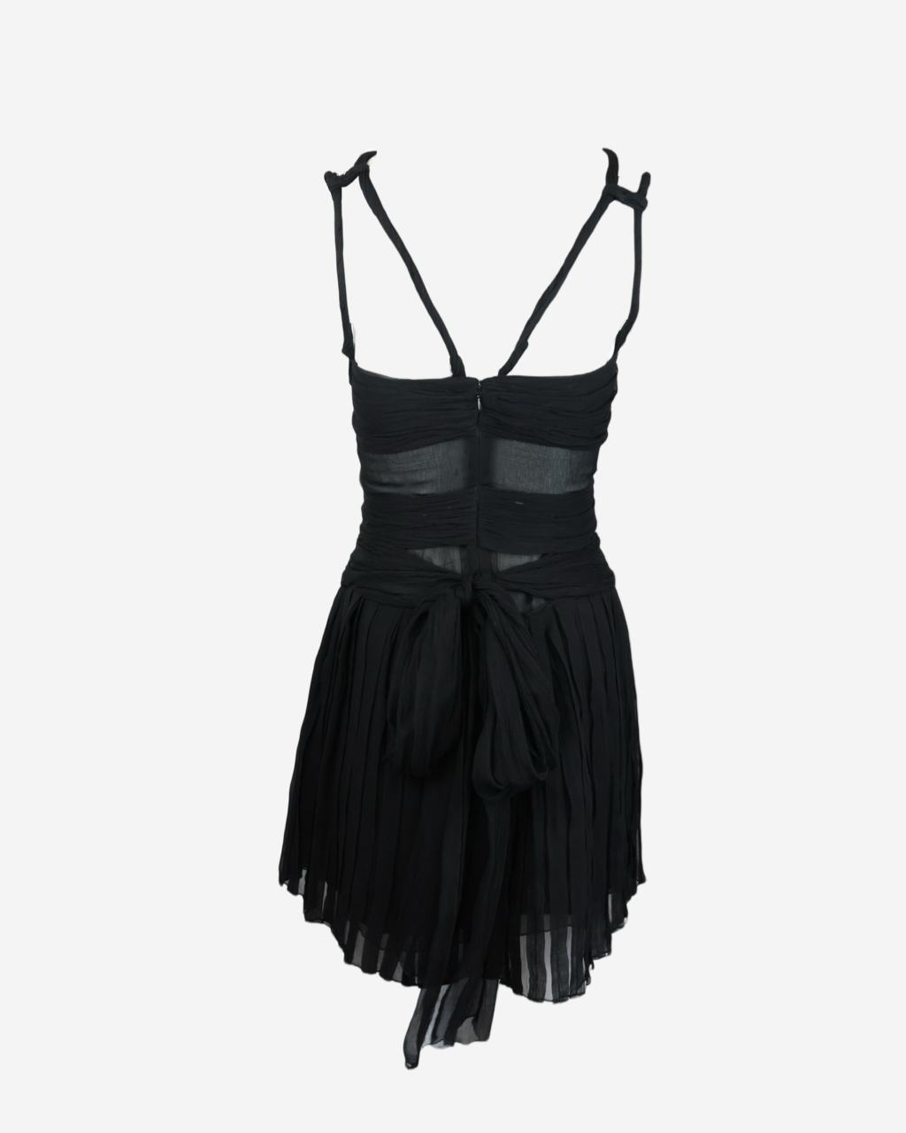 Vestido Prada Plisado XS
