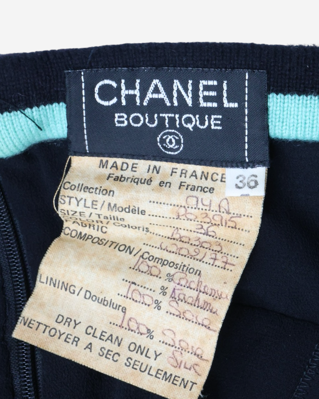 Vestido Chanel Tirantes 36 FR