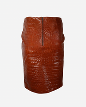 Saint Laurent Croc Skirt 36 IT
