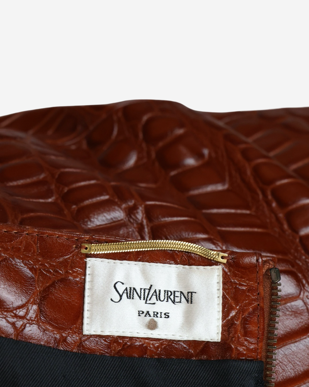 Saint Laurent Croc Skirt 36 IT