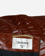 Saint Laurent Croc Skirt 36 IT