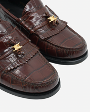 Mocasines Celine Croco 36