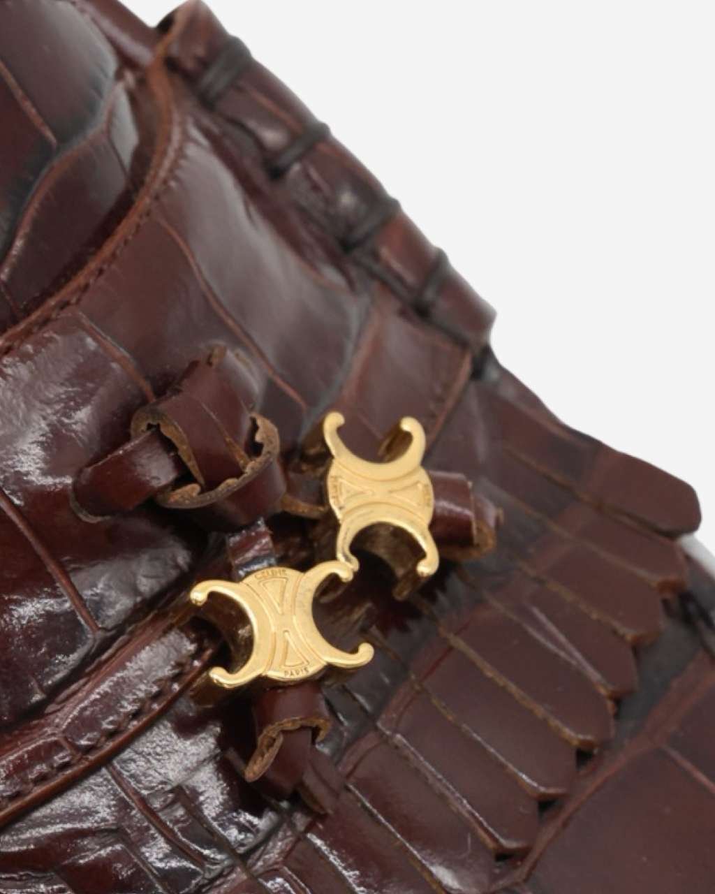 Mocasines Celine Croco 36