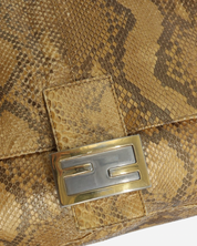 Bolso Fendi Mamma Baguette Serpiente