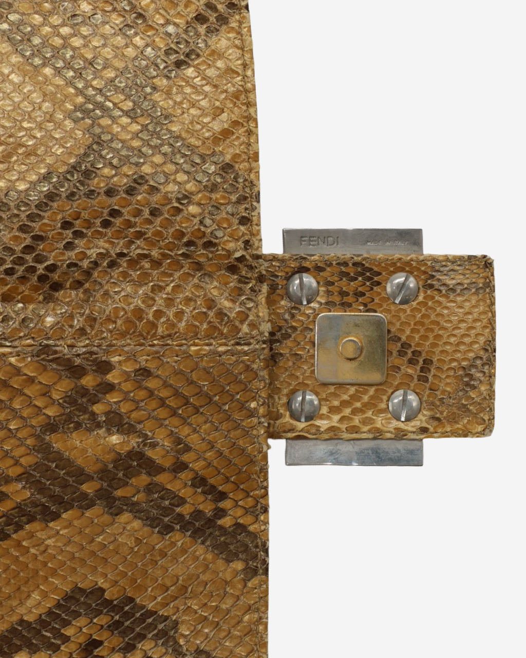 Bolso Fendi Mamma Baguette Serpiente